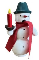 Räuchermann Schneemann Kerze 12,5cm