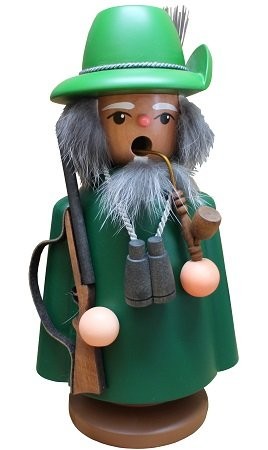 Smoking man forester painted 24cm